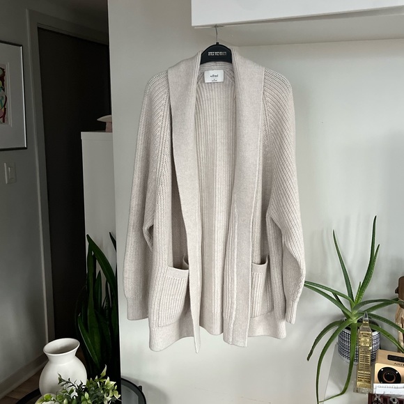 RARE Aritzia Wilfred Travel Cardigan Sz M - Picture 9 of 13